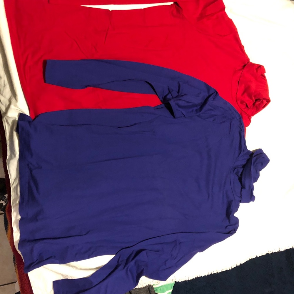 Two (2) Land’s End Turtlenecks
